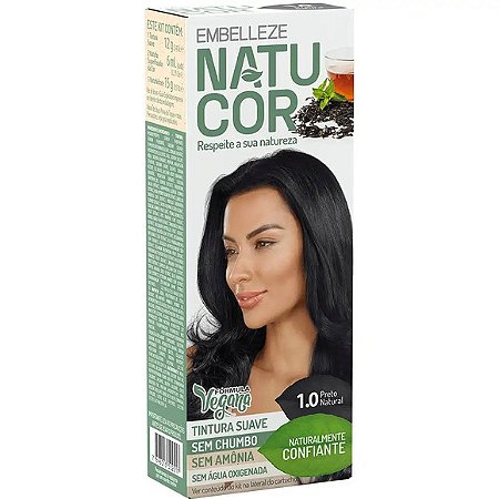 TINT NATUCOR KIT 1.0 PRETO INTENSO