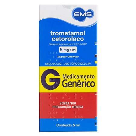 TROMETAMOL CETOROLAC G*  OFT 5MG 5ML