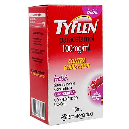 TYFLEN BEBE SUSP 100 MG 15ML