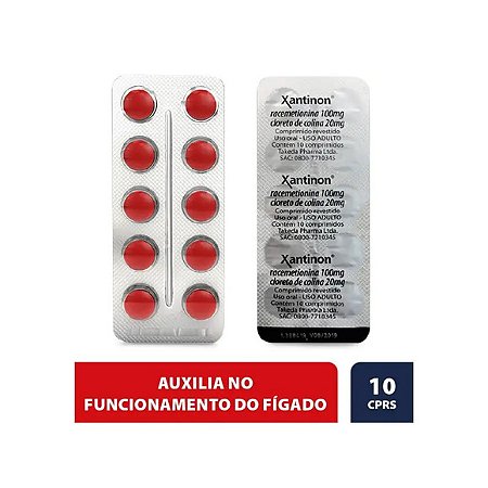 XANTINON 100/20MG  E NV 10CPR