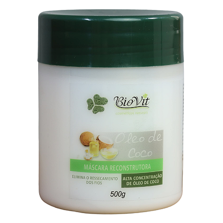 MÁSCARA RECONSTRUTORA OLEO DE COCO 500 g