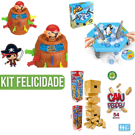 Caiu Perdeu + Quebra Gelo + Barril Pula Pirata