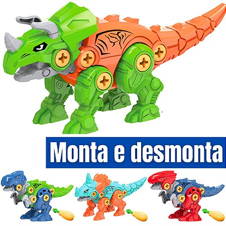 Dinossauro de brinquedo Monta e Desmonta
