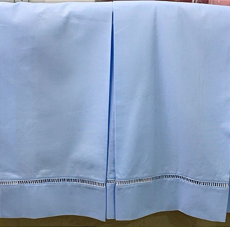 SAIA BERÇO AMERICANO - AZUL BEBÊ