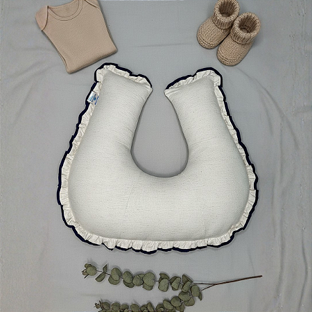 ALMOFADA DE AMAMENTAÇÃO - 100% LINHO