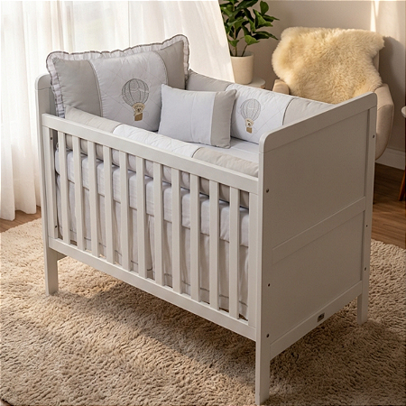 KIT BERÇO AMERICANO - 07 PEÇAS - BORDADO & ANIMAIS - PARA MENINOS