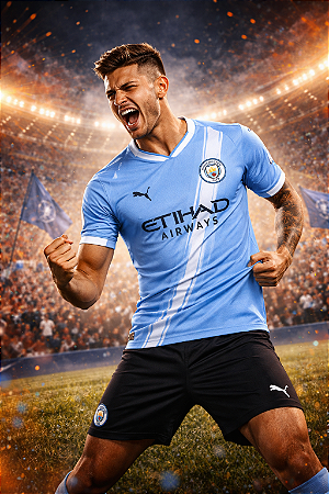 Camisa Manchester City Azul 23/24