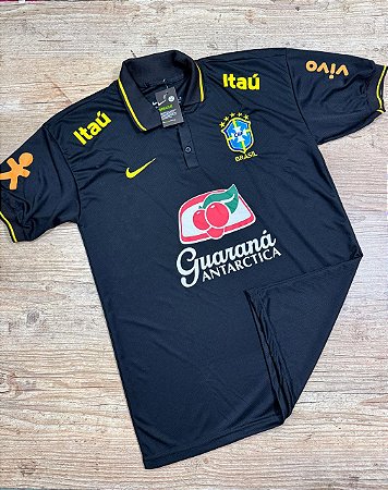 Camisa Treino Seleção Brasileira Preta