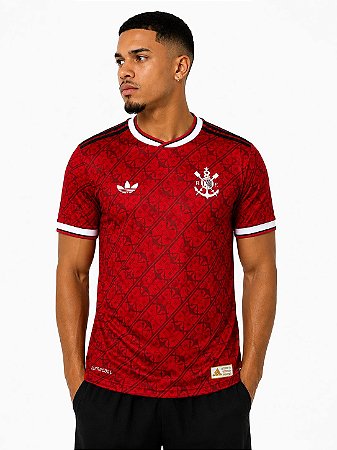 Camisa Flamengo vermelha 3 uniforme 26/27 nacional premium