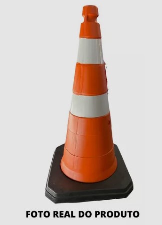 CONES 75 CM BASE PRETA 4 KG