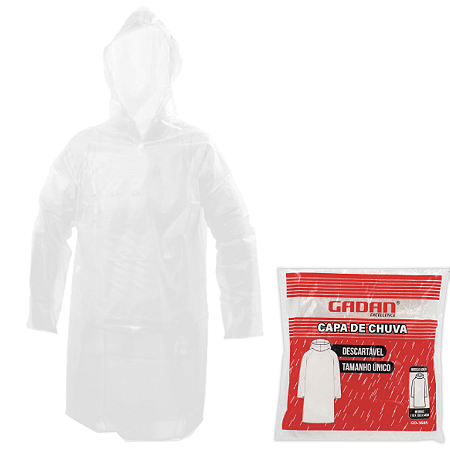 CAPA DE CHUVA DESCARTAVEL