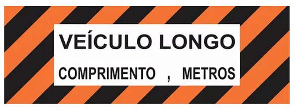 FAIXA REFLETIVA PARA VEÍCULOS LONGOS