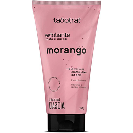 Esfoliante Corpo e Rosto Morango Labotrat 150g