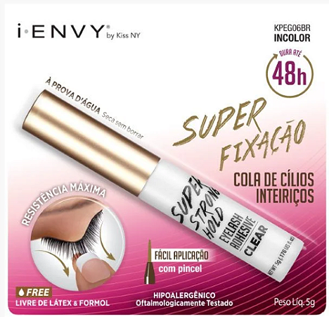 Cola Para Cílios 48h Incolor I-envy
