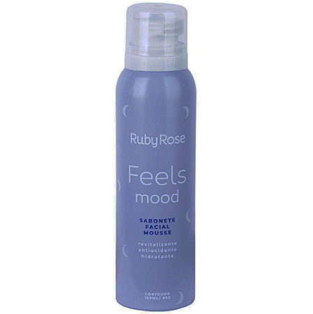 Sabonete Facial Ruby Rose Mousse Feels Mood 150ml