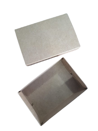 10 Caixa 6 brigadeiros Kraft - Tampa Kraft