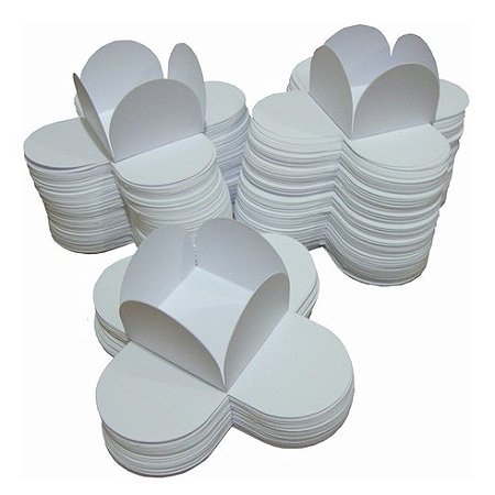1000 Forminha para Doce Branca 3,3 cm