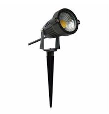 ESPETO DE JARDIM LED 07W PRETO - EMBU LED - BRANCO QUENTE - BIVOLT