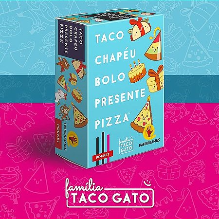 Taco Chapéu Bolo Presente Pizza (Aluguel 4d)