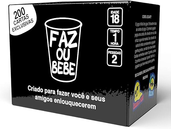 Faz ou bebe (Aluguel 4d)