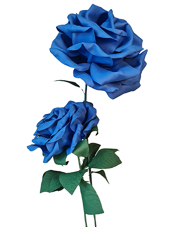 Rosa Gigante em Pedestal | Folhagem Verde 2 Rosas