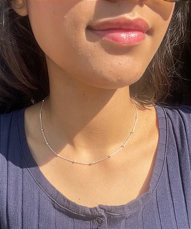 Choker Bolinhas V12 - 40cm