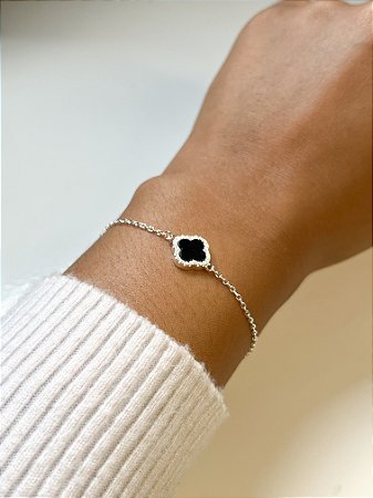 Pulseira Trevo Onix