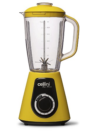 Liquidificador Cellini Super Blender Amarelo e Preta 127V