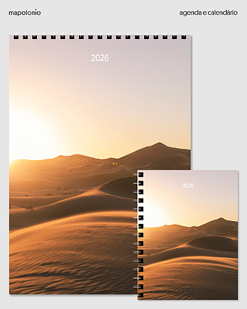 KIT Agenda + Calendário 2026