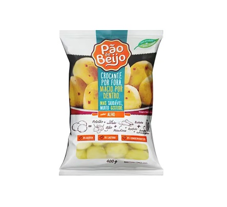 Pão de Beijo Sabor Alho 400g - Pão de Beijo
