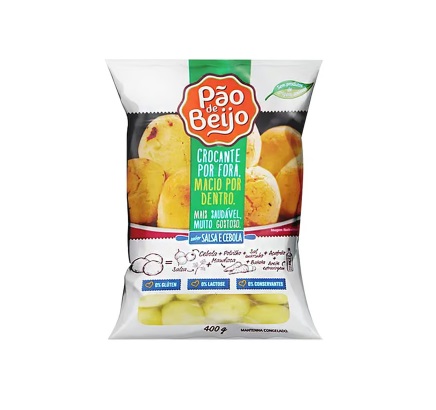 Pão de Beijo Sabor Salsa e Cebola 400g - Pão de Beijo