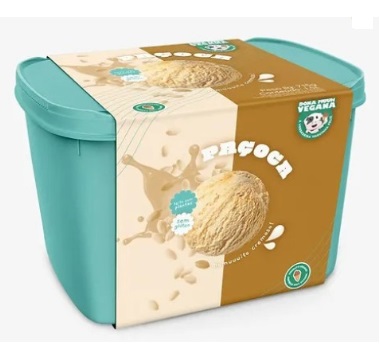 Sorvete Vegano Sabor Paçoca 1,5L - Mumu