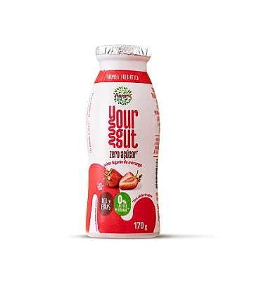 Iogurte de Morango Zero Açúcar 170g - Annora