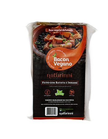 Bacon Vegano Defumado 130g - Naturinni
