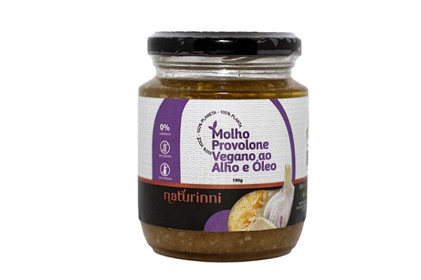 Molho Sabor Provolone c/ Alho 190g - Naturinni