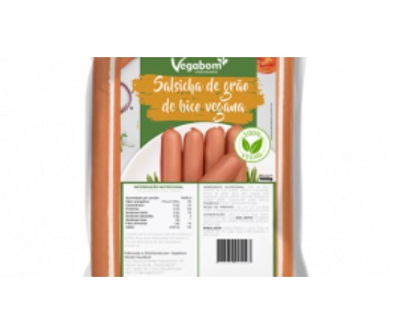 Salsicha Vegana de Grão de Bico 1 Kg - Vegabom