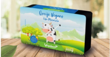 Queijo Vegano Tipo Muçarela 1 Kg - Vegabom