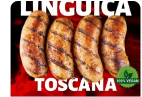 Linguiça Toscana Vegana 300g - Vegabom