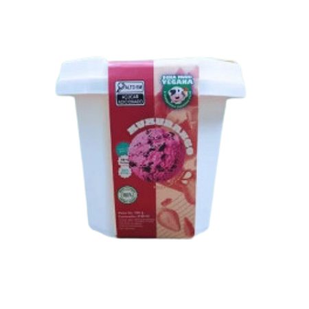 Sorvete Vegano Sabor Morango 210ml - Mumu