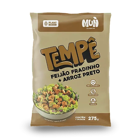 Tempê de Feijão Fradinho 275g - Mun