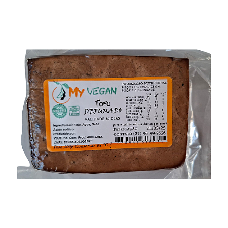 Tofu Fresco Defumado 200g - My Vegan
