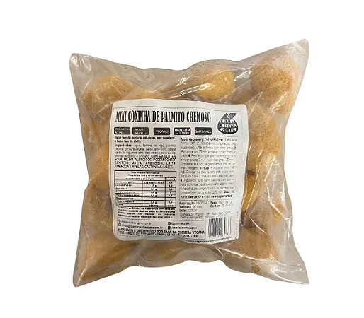 Mini Coxinha de Palmito 300g - Casa da Coxinha
