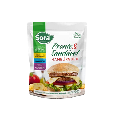 Pronto e Saudavel Hamburguer 200g - Sora
