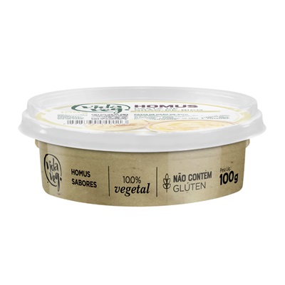 Homus Pasta de Grão de Bico 100g - Vida Veg
