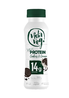 Iogurte Proteico Cookies & Cream 250g - Vida Veg