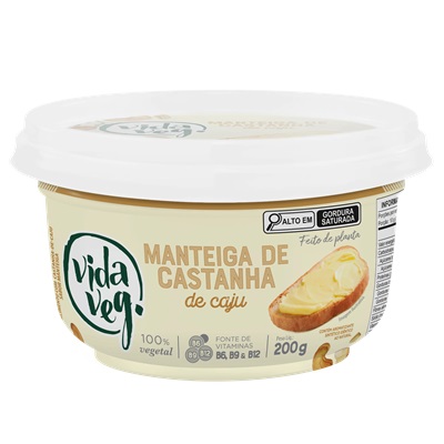 Manteiga de Castanha de Caju 200g - Vida Veg
