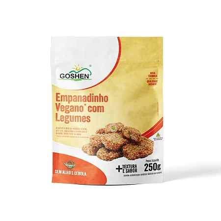 Empanadinho c/ Legumes 250g - Goshen