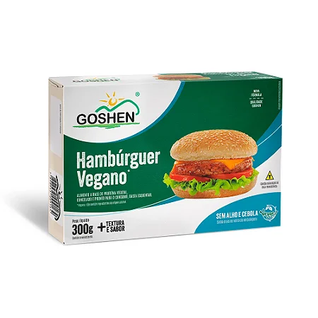 Hamburguer de Soja 300g - Goshen