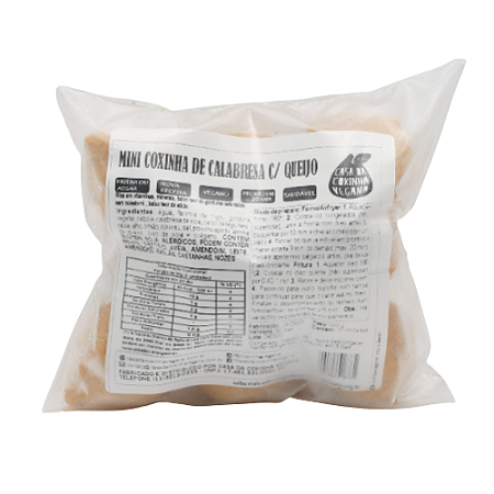 Mini Coxinha de Calabresa com Queijo 300g - Casa da Coxinha