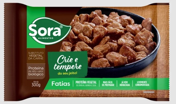 Sora crie e tempere fatia 300g